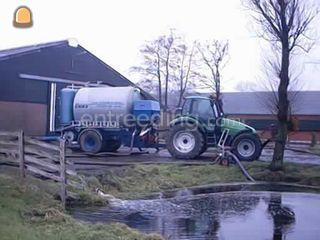 Deutz Fahr + pomptankwage... Omgeving Gouda