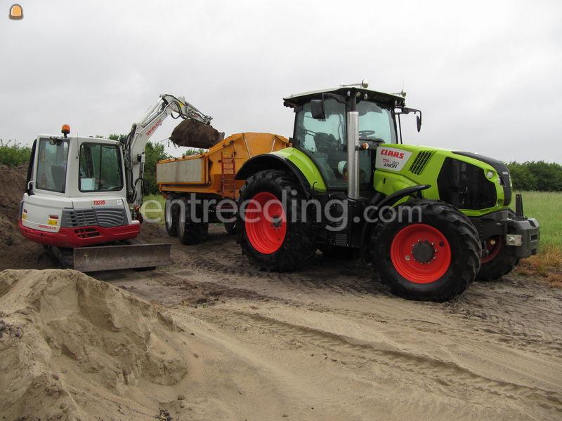 Claas 810 + 22 tons Veenhuis