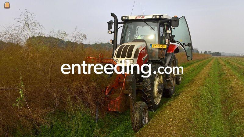 Asperge klepelen en frezen