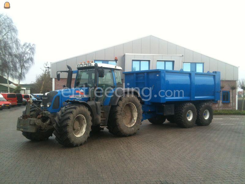 Fendt 818 + baggerkipper