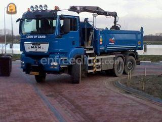 MAN 6x4 + kraan Omgeving Lisse