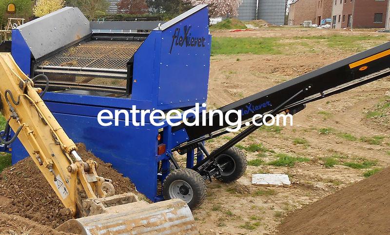 FleXiever Conveyor zeefmachine met bediener