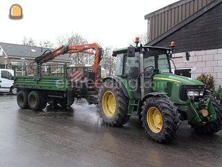 John Deere + kieperkraan Omgeving Zoetermeer