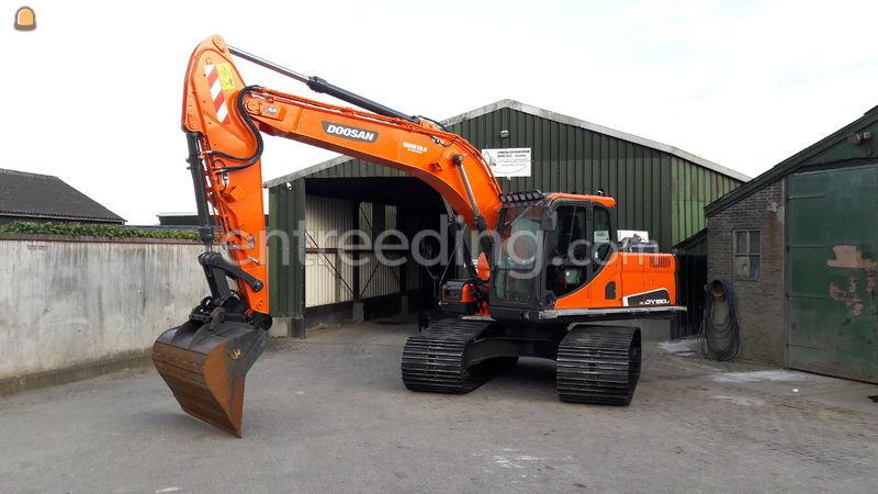 Doosan 180 met GPS