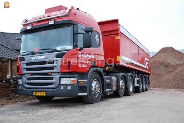 Scania P420 LA 6x2 Kipperopleggers