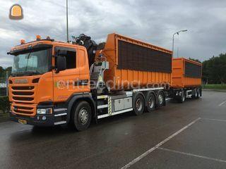 Scania 8x4 knijperwagen Omgeving De Drechtsteden