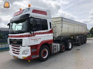 Geïsoleerde kieptrailer ... Omgeving Schagen