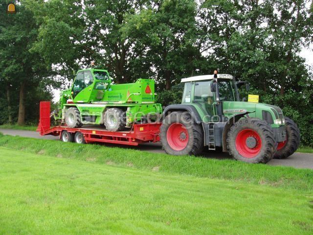 Fendt vario 916 + dieplader