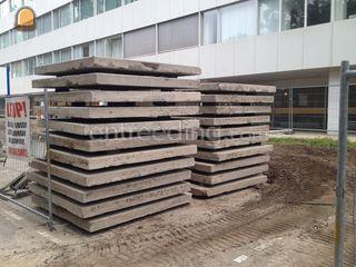 betonplaten zonder stalen... Omgeving Gouda