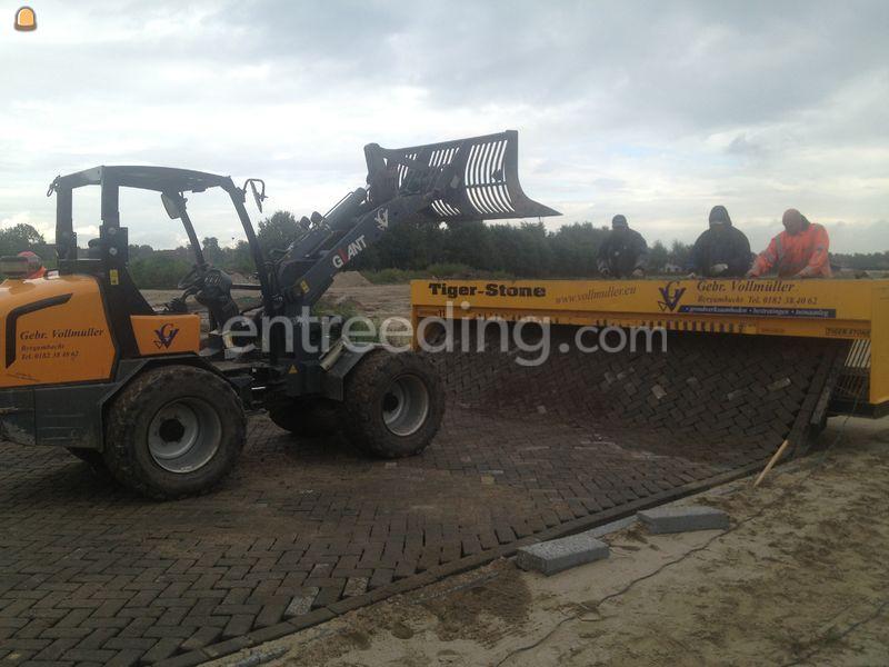 Tigerstone herbestratingsmachine