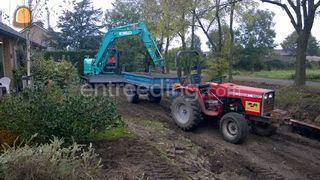 Tuinbouwtrekker met 1m³k... Omgeving Leiden