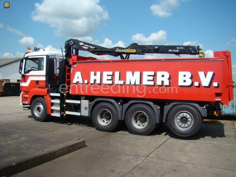 Man TGS 8x4 kraanwagen