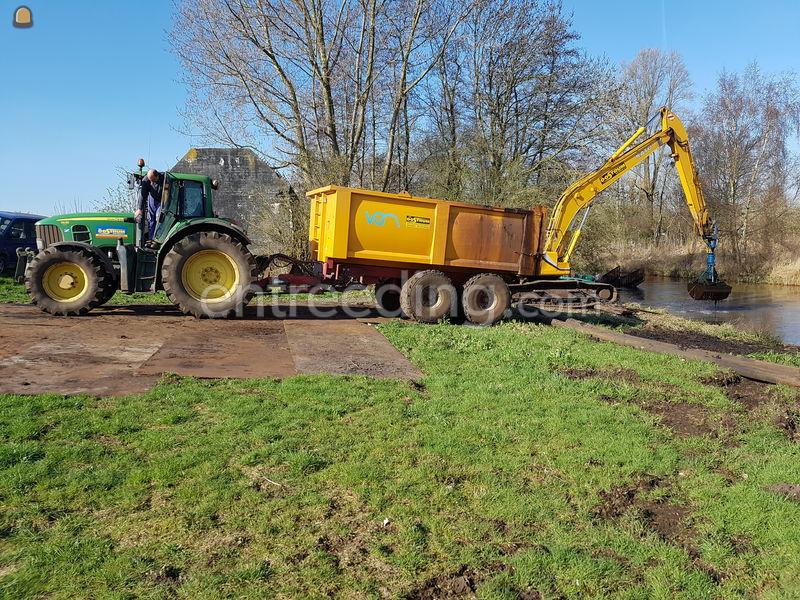 JohnDeere 7530 + baggerkieper