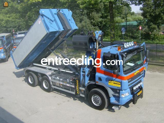 Ginaf 6 x 6 w.s met haakarm en kraan