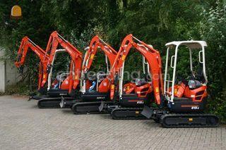 Kubota U15 (2x) Omgeving Sliedrecht