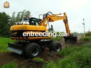 JCB JS 145 Omgeving Sliedrecht