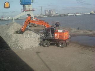 Hitachi ZX170 W-3 Omgeving Hoekse Waard