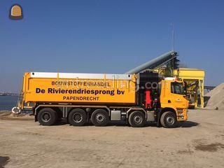 Ginaf 10x4 w.s. kraanauto Omgeving De Drechtsteden