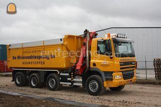Ginaf 8x6 w.s. kraanauto Omgeving De Drechtsteden