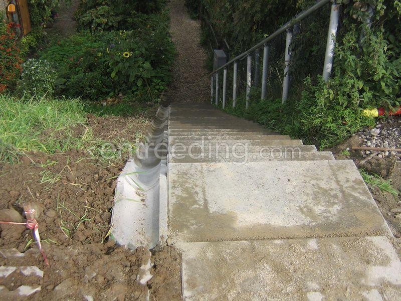 Trappen leggen, Dijkverzwaring Nederdlek