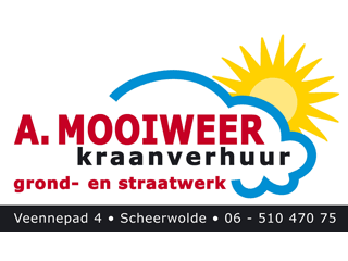 Logo A. Mooiweer Kraanverhuur Scheerwolde