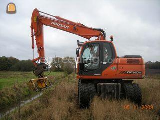 Doosan DX140W Omgeving Oosterhout