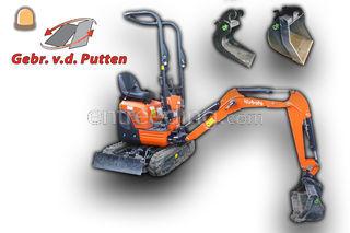 Kubota minigraver 1000kg Omgeving Leiden