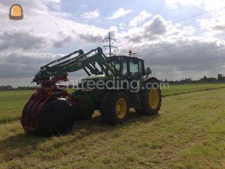 John Deere met voorlader Omgeving Sliedrecht