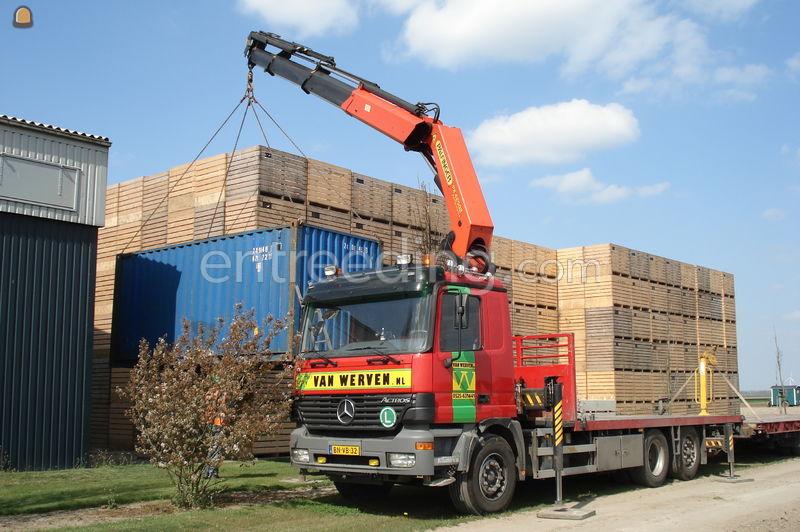 Combinatie met kraan 42,5 ton 