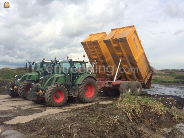 Fendt + baggerkipper + overdruk