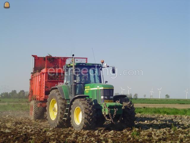 John Deere 7710 + vervaet mestverspreider