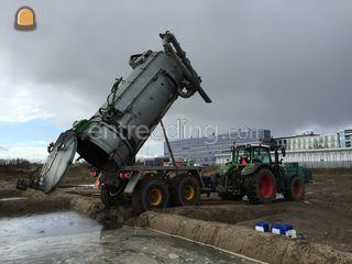 Case IH Puma 145 CVX + ki... Omgeving Lisse