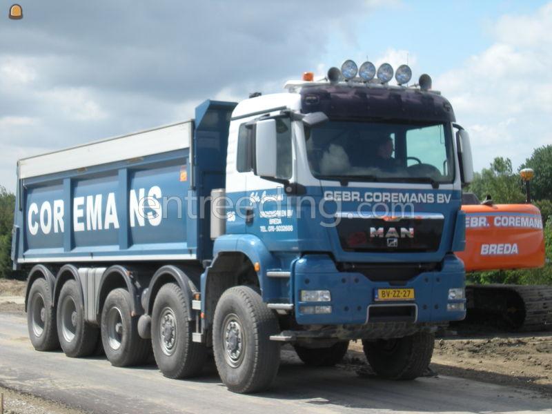 Man 10X8 Kippervrachtauto's