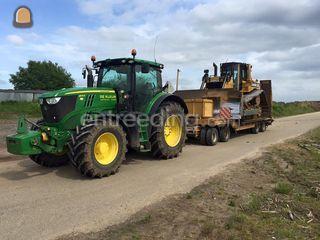 Tractor + dieplader Omgeving Druten