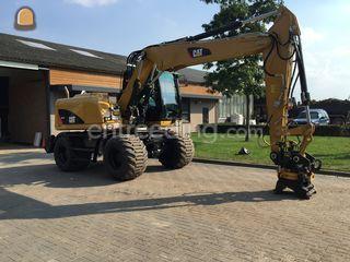 Cat 313d met engcon draai... Omgeving Den Bosch