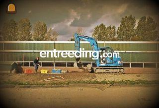 Kubota KX 080 + overdruk Omgeving Delft