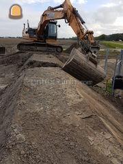 Case CX 210 C + GPS Omgeving Voorne-Putten