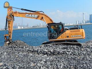 Case CX250C + 3D GPS Omgeving Voorne-Putten