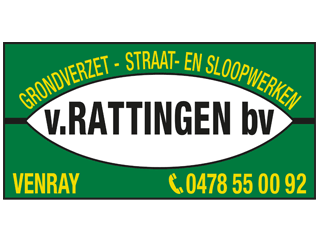 Logo Van Rattingen Grondverzet B.V. Oostrum lb