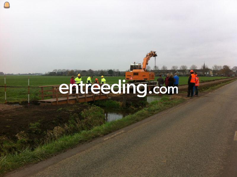 Brug geplaatst door wethouder.