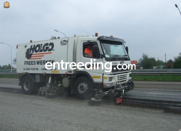 Borstelwagen Volvo 8 m3 met hogedruk