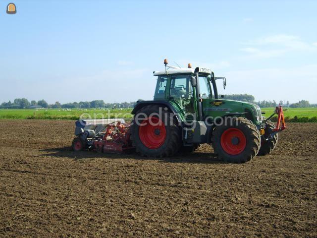 Fendt met kopeg + zaaimachine