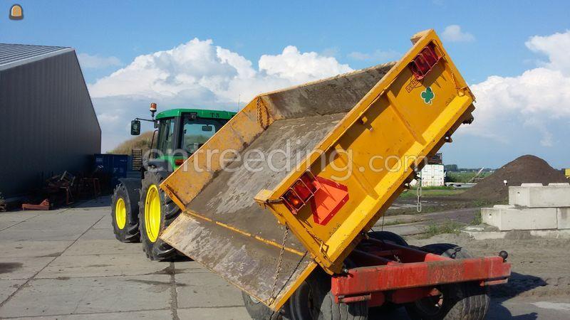 John Deere + driezijdige kipper