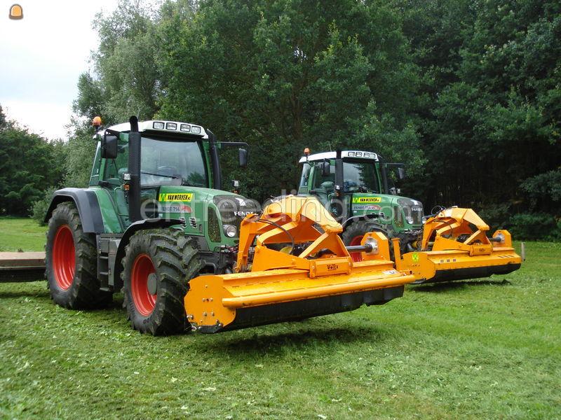 Trekker met front en/of zijklepel