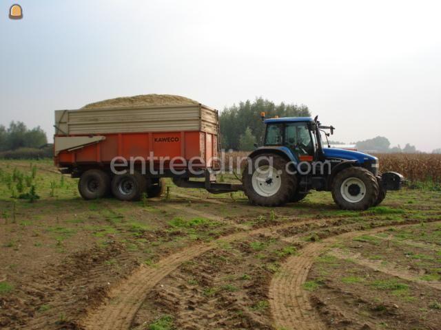 NH TM 155 + Kaweco silagewagen