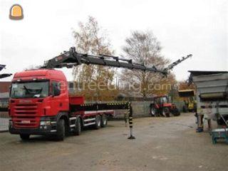 Scania met 80tonmeterHIAB Omgeving Den Haag