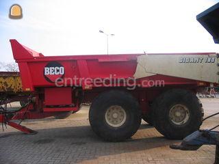 Gronddumper 9 M3 Beco Omgeving Kempen