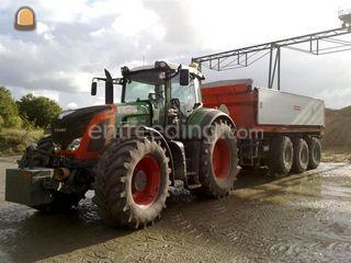 Fendt 828(60km/h) + 20m3 ... Omgeving Schagen
