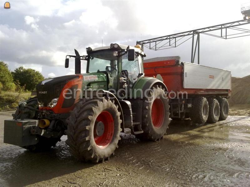 Fendt 828(60km/h) + 20m3 VGM kipper