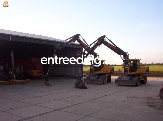 Volvo EW140D + verlenggiek